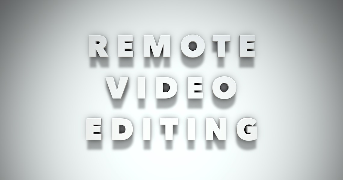 remote video editing london
